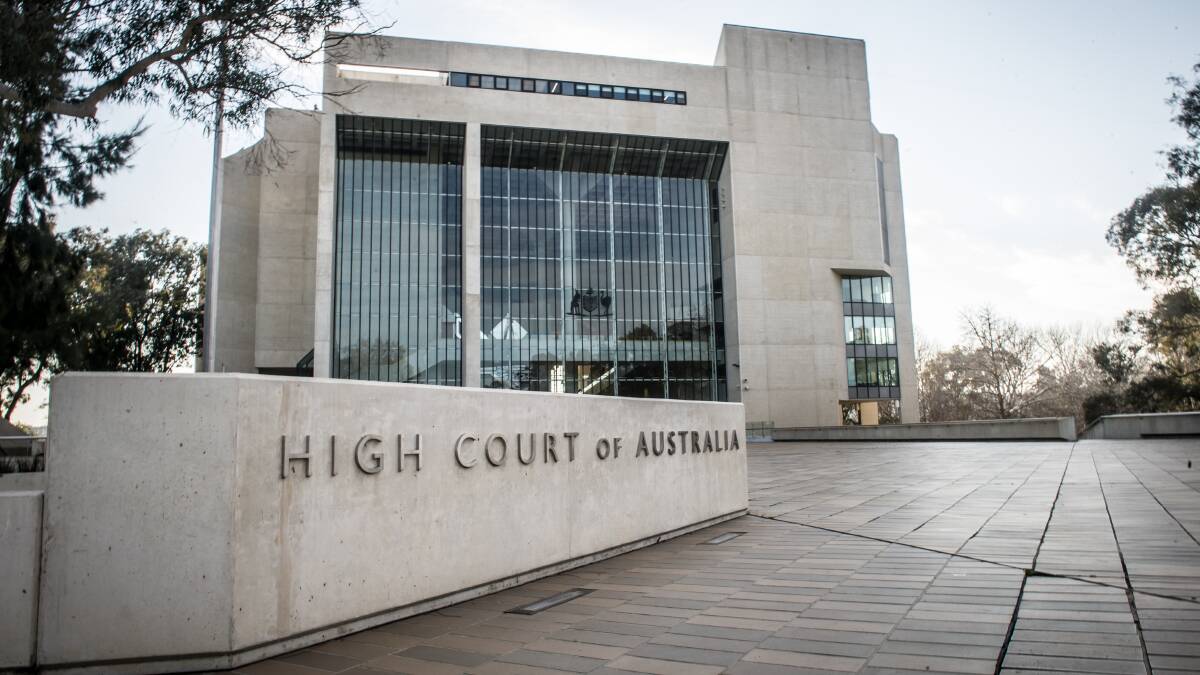 The High Court of Australia in Canberra.