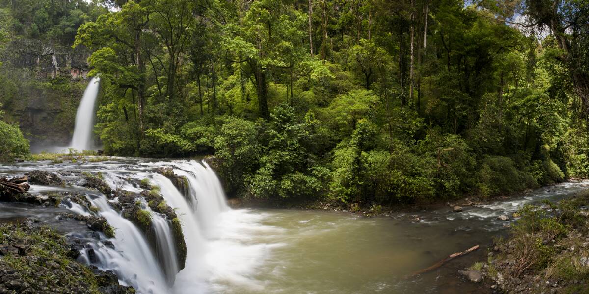 Nandroya waterfall. Juergen Freund's photograph of Nandroya Falls in Queensland.