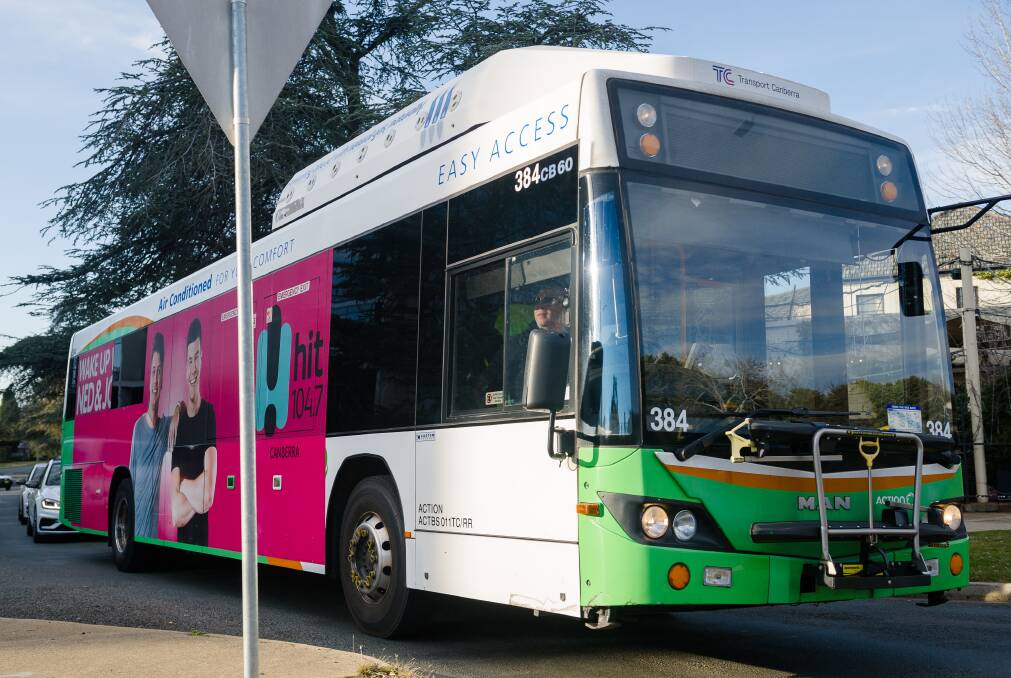 The ACT government has announced more changes to the territory's bus network. Picture: Elesa Kurtz