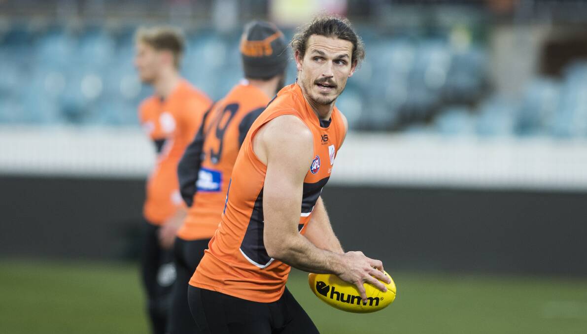 Giants veteran Phil Davis is set for a stint away from football. Picture: Dion Georgopoulos