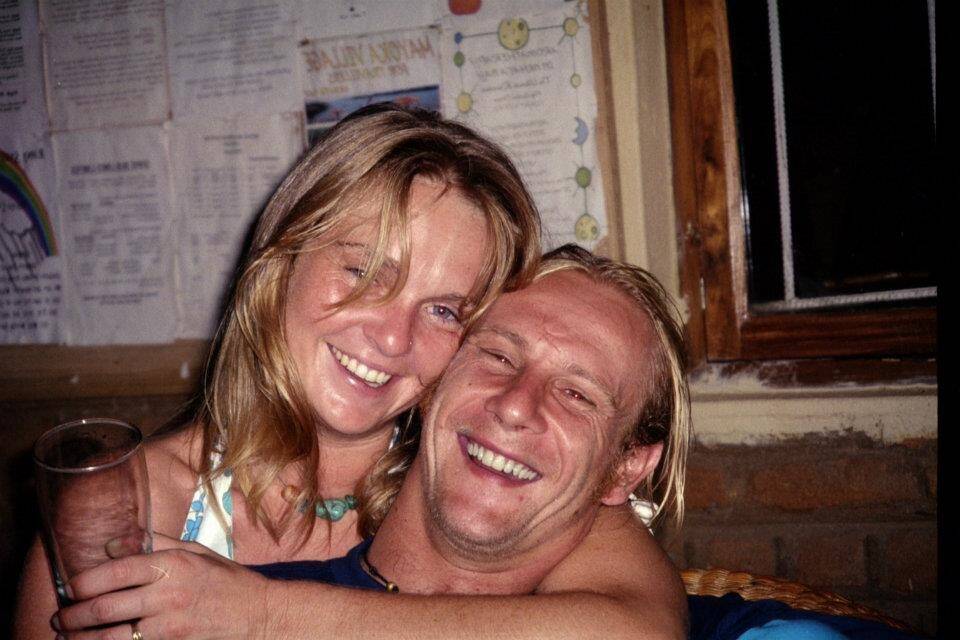 Liz and Greg Walton in Africa, where they met.