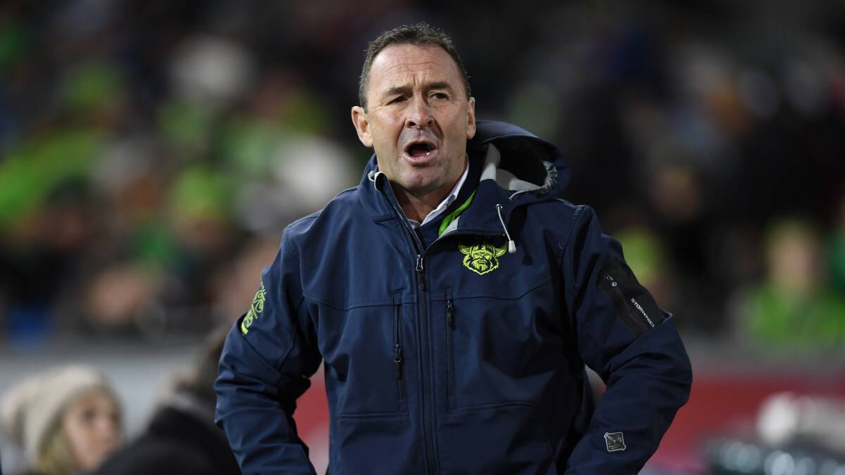Canberra Raiders coach Ricky Stuart. Picture: NRL Photos