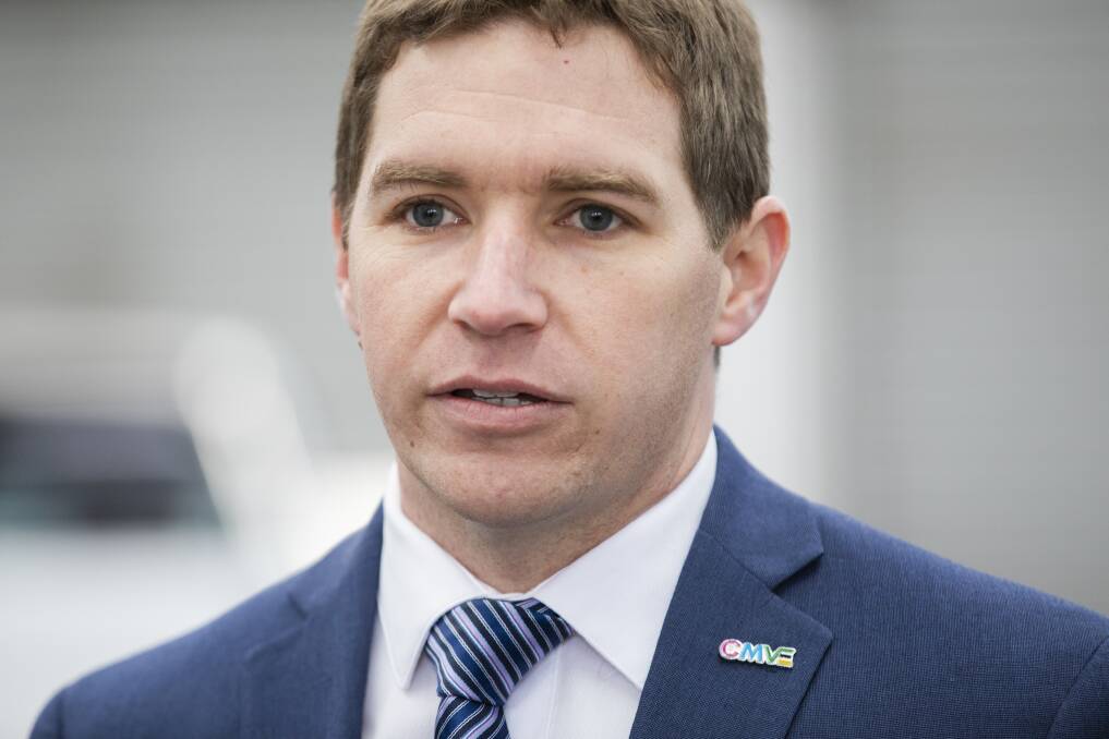 Opposition leader Alistair Coe, who says the ACT government's new climate action strategy is "very arrogant" Picture: Jamila Toderas