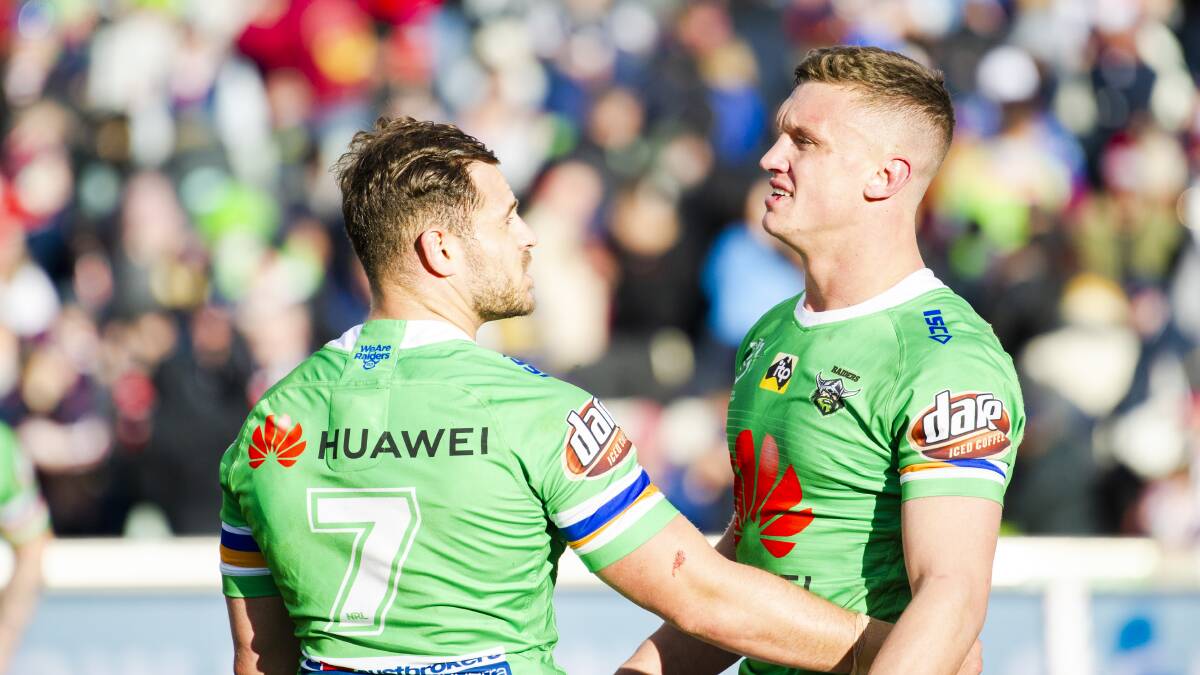 Wighton says his partnership with Aidan Sezer has developed into something special. Picture: Jamila Toderas