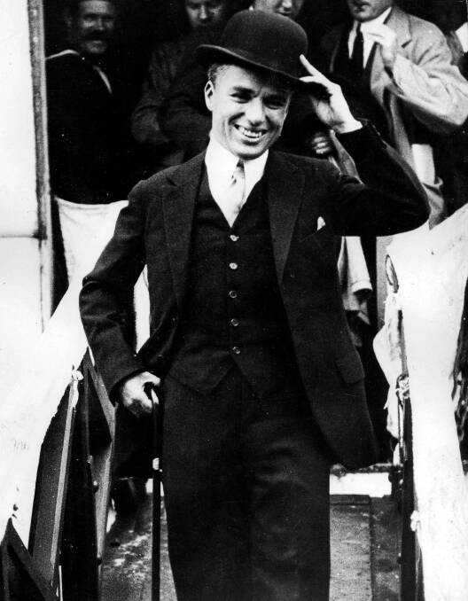Charles Chaplin, c.1921. Picture: Lux/The Hollywood Archive/Alamy Stock Photo