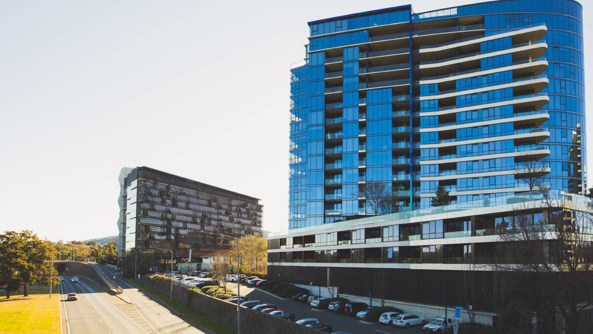 The New Acton precinct was Fender Katsalidis' first foray into Canberra. Picture: Jamila Toderas