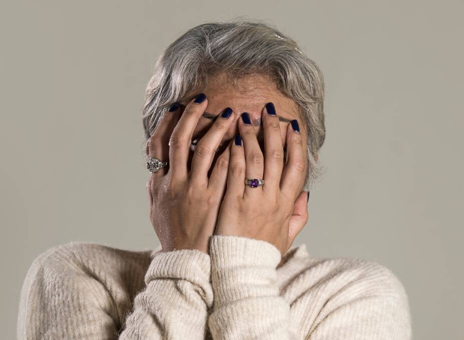 Older women are experiencing huge financial, family and work-related stresses. Picture: Shutterstock