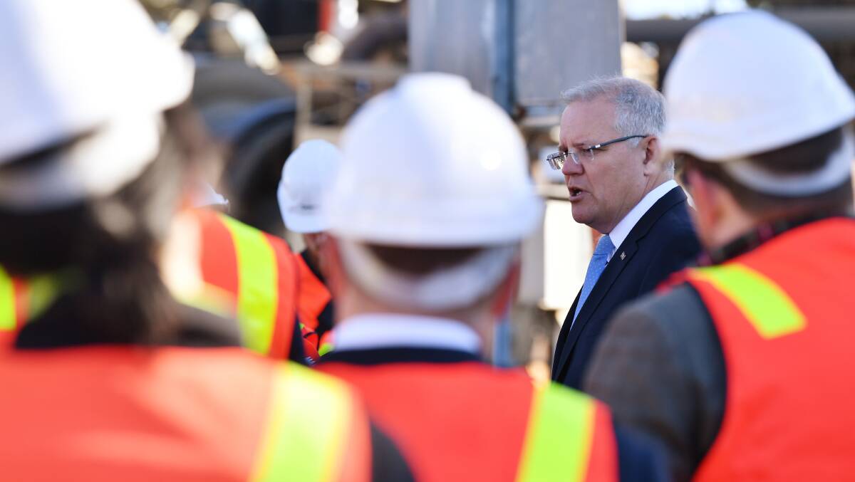 Australian Prime Minister Scott Morrison. Picture: Dean Lewins.