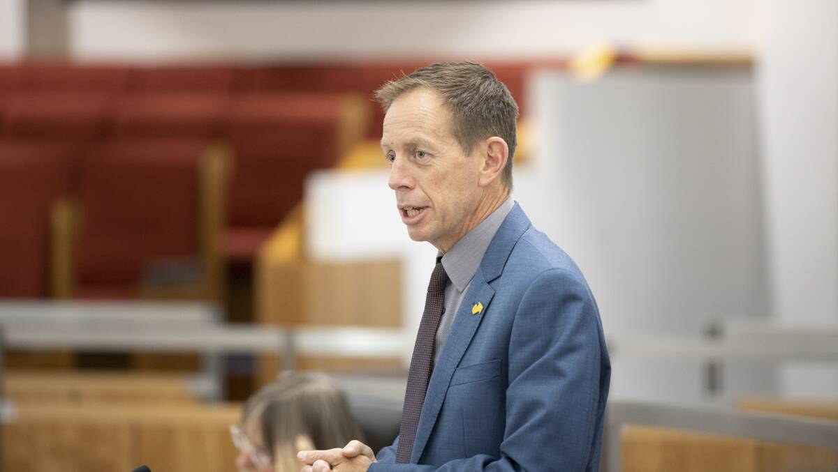 Climate Change Minister Shane Rattenbury, who has announced an expanded government scheme to increase energy efficiency in Canberra homes. Picture: Sitthixay Ditthavong
