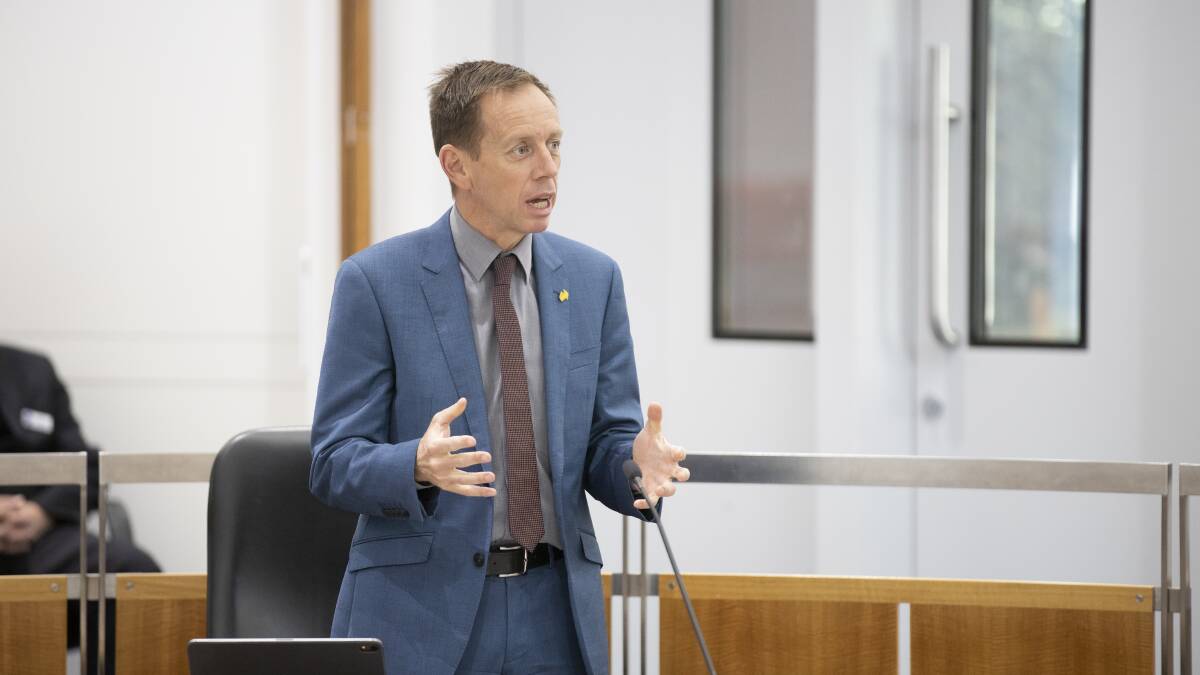 Minister for mental health Shane Rattenbury. Picture: Sitthixay Ditthavong