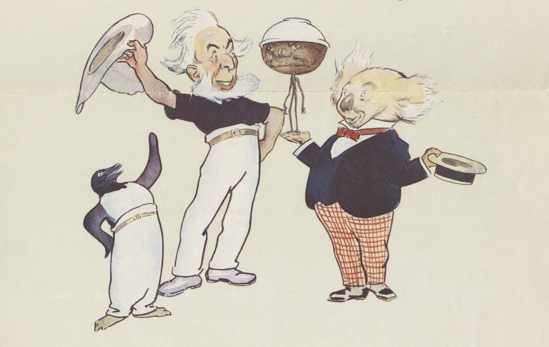 The Magic Pudding: Being the Adventures of Bunyip Bluegum, by Norman Lindsay features in the Story Time exhibition. Picture: National Library of Australia