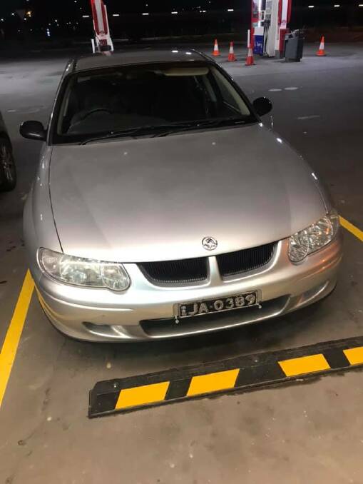 Police said the alleged offender left the scene in a silver Holden Commodore. Picture: Facebook