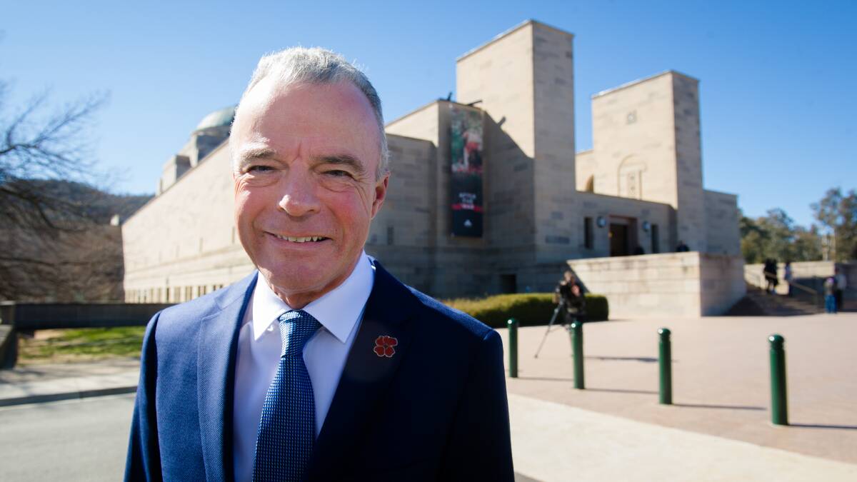 Dr Brendan Nelson at the Australian War Memorial, which is the subject of a controversial $500 million proposed expansion. Picture: Elesa Kurtz