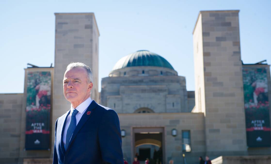 Australian War Memorial director Dr Brendan Nelson, who will step down at the end of the year. Picture: Elesa Kurtz
