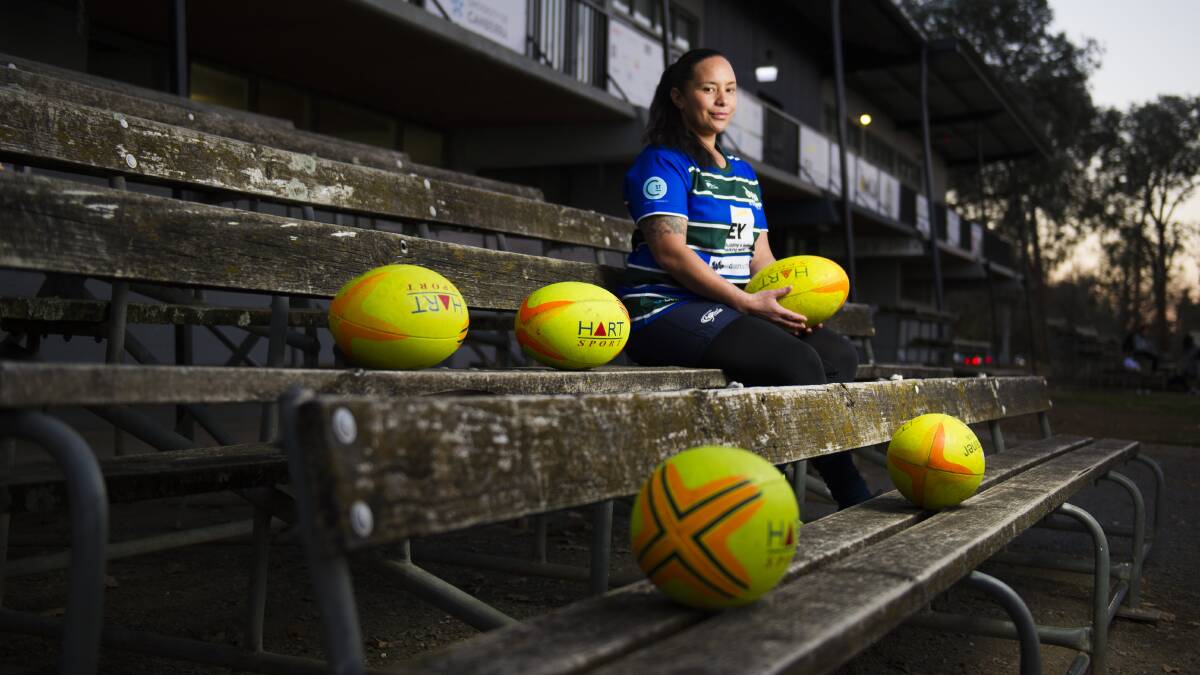 Emerena Marsh-Aviga will play her 150th game in the ACT women's grand final this week. Picture: Dion Georgopoulos