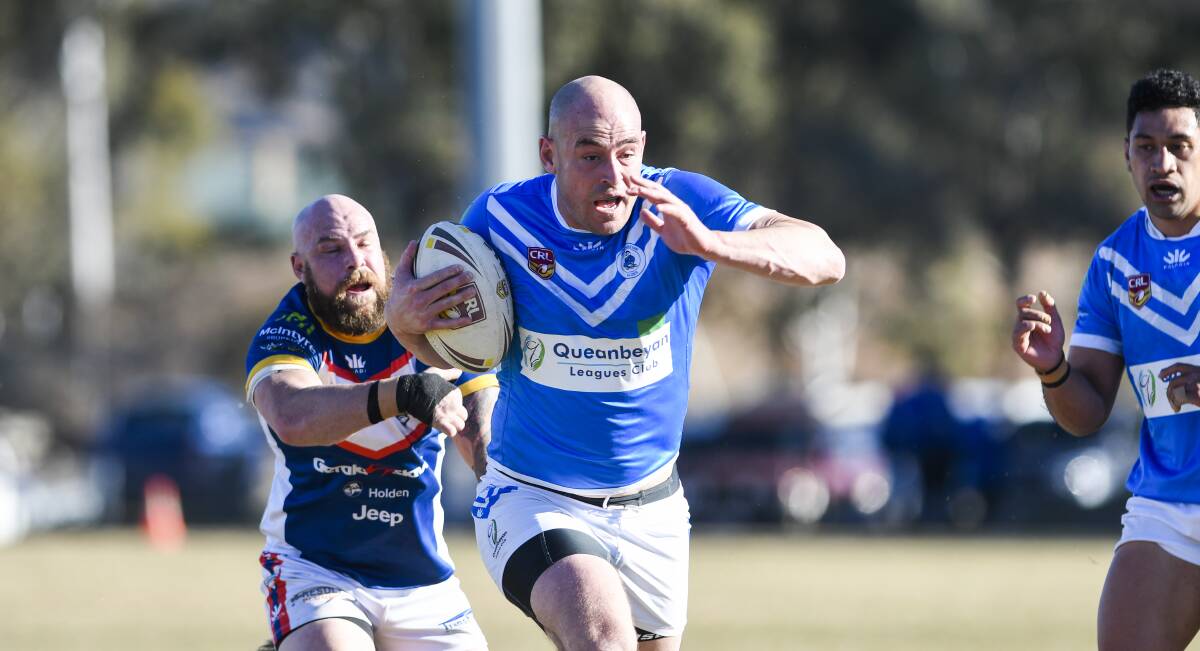 Terry Campese took a vital intercept. Picture: Dion Georgopoulos