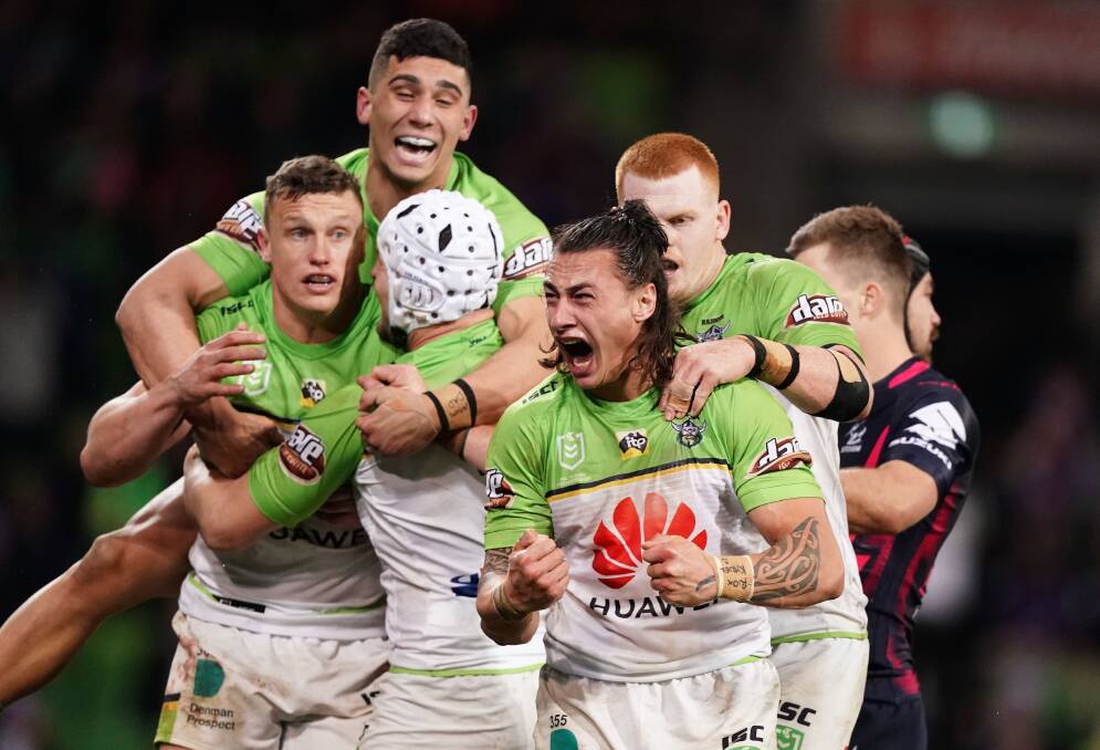 The Canberra Raiders are enjoying their most consistent season since 2003. Picture: AAP