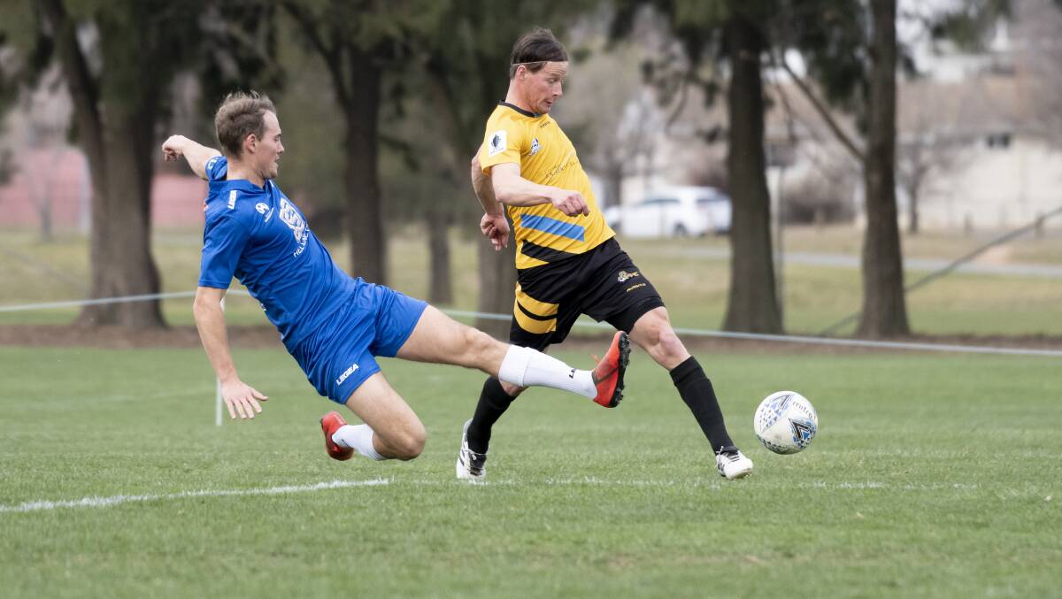 Lasse Olrik is playing his second season with Canberra Olympic. Picture: Sitthixay Ditthavong