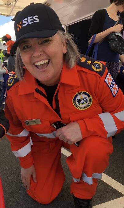 Newly appointed ACT ESA Commissioner Georgeina Whelan during her time with the SES. Picture: Supplied