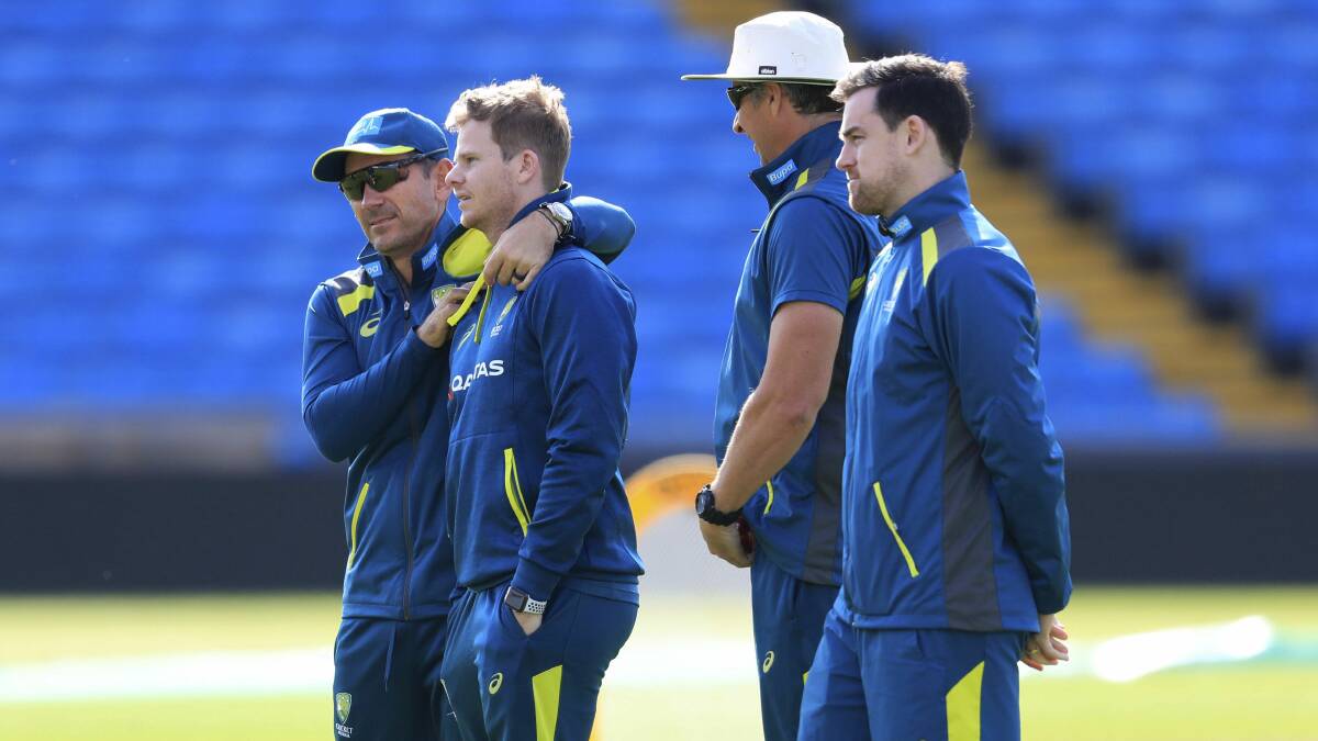 Steve Smith has been ruled out of the third Ashes Test. Picture: Mike Egerton