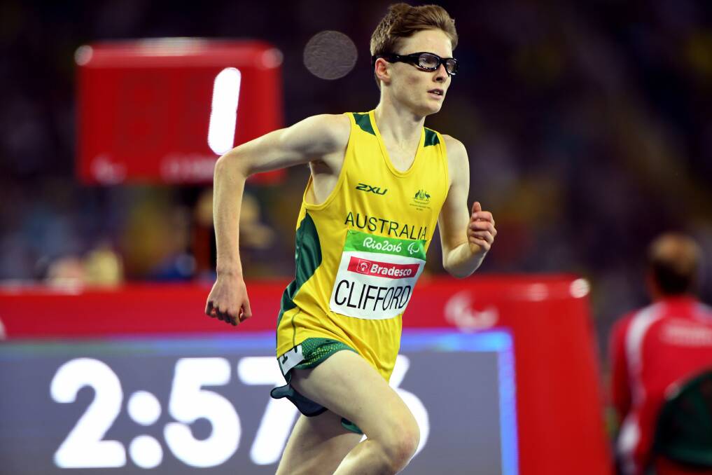 Jaryd Clifford became a world champion in Dubai. Picture: Paralympics Australia