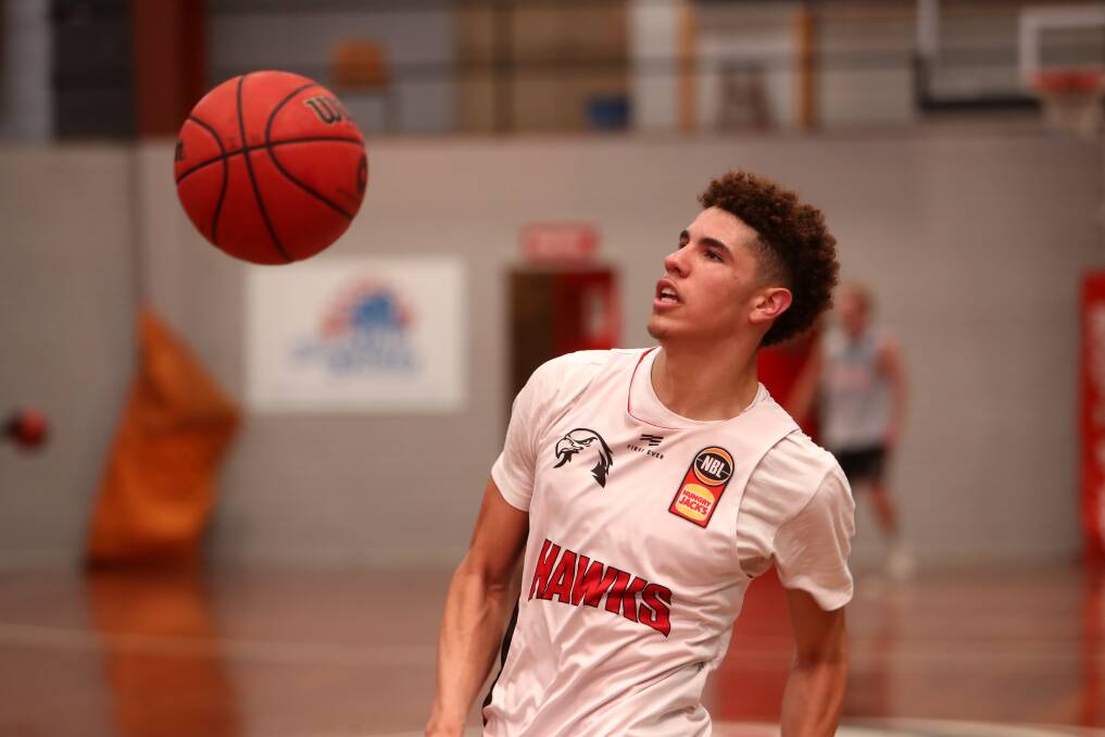 Rookie sensation LaMelo Ball is coming to Canberra this week. Picture: Sylvia Liber