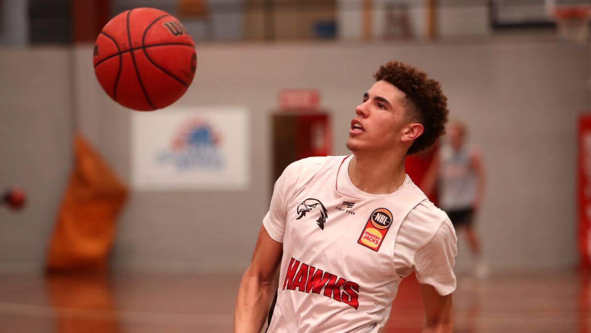 LaMelo Ball could rarely have imagined playing in the NBL. Picture: Sylvia Liber