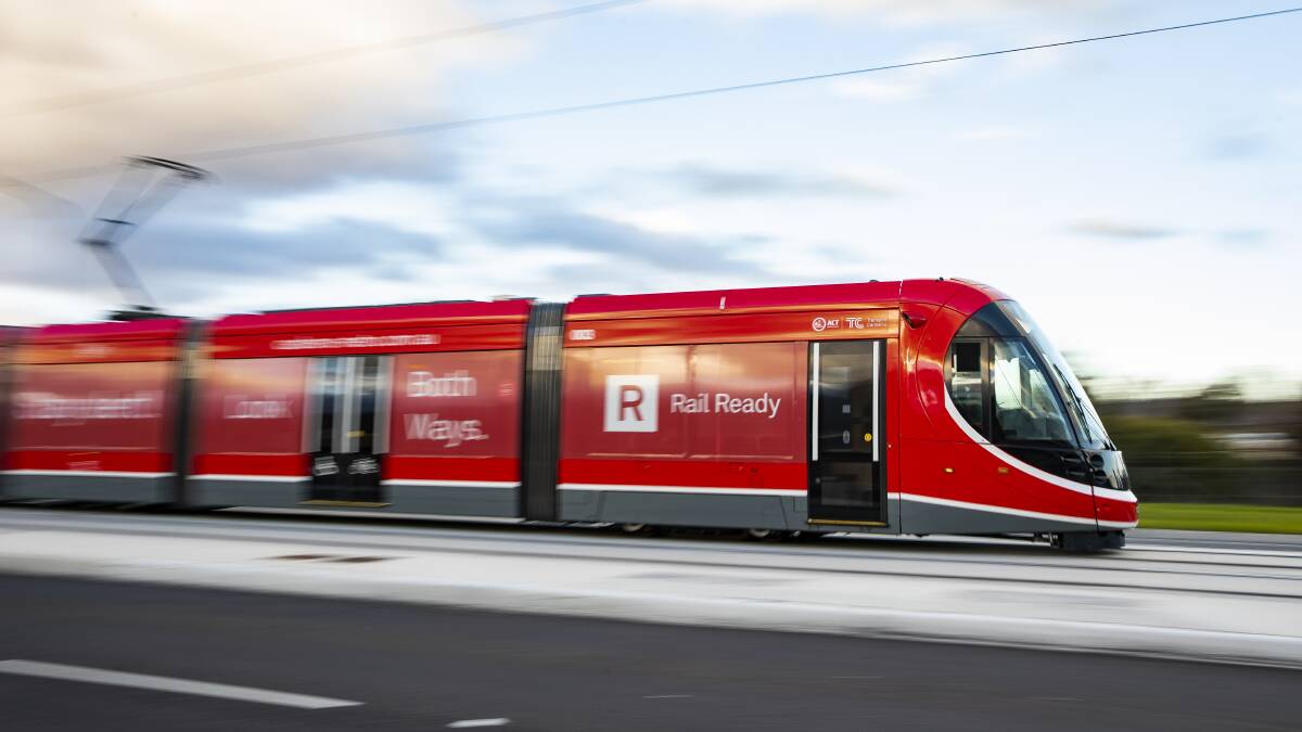 The ACT government spent more than $400,000 on advertising for light rail and new bus networks. Picture: Sitthixay Ditthavong