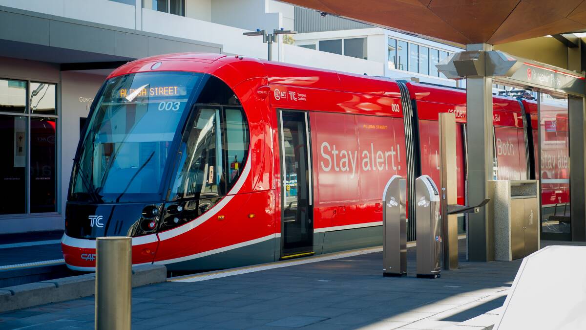 The extension of light rail to Woden needs to be reviewed, a reader says.
Picture: Elesa Kurtz