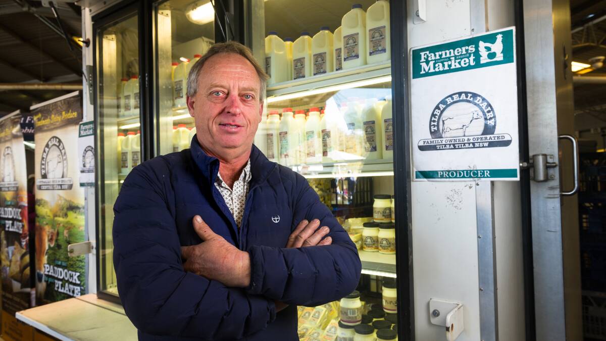 Tilba Real Dairy owner Nic Dibden is concerned with what else is behind a trade deal between the Australian government and the European Union. Picture: Elesa Kurtz