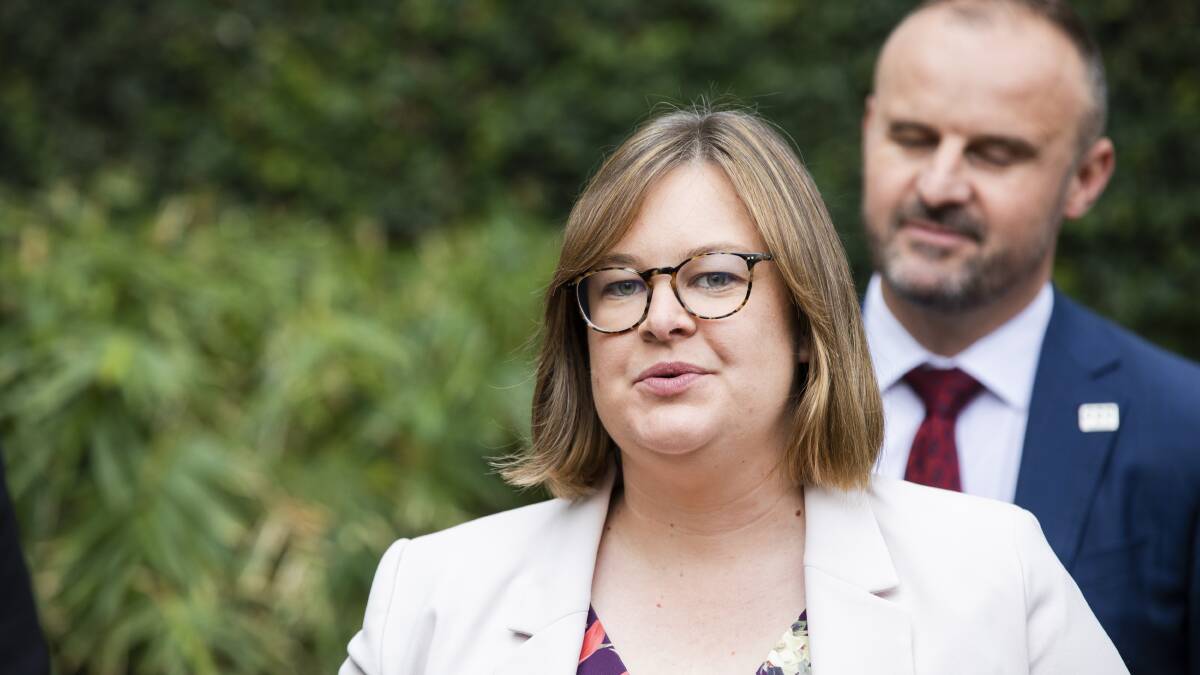 ACT Chief Minister Andrew Barr unveils 'new' cabinet following Suzanne Orr's promotion to the frontbench.
Suzanne Orr MLA.
Picture: Jamila Toderas