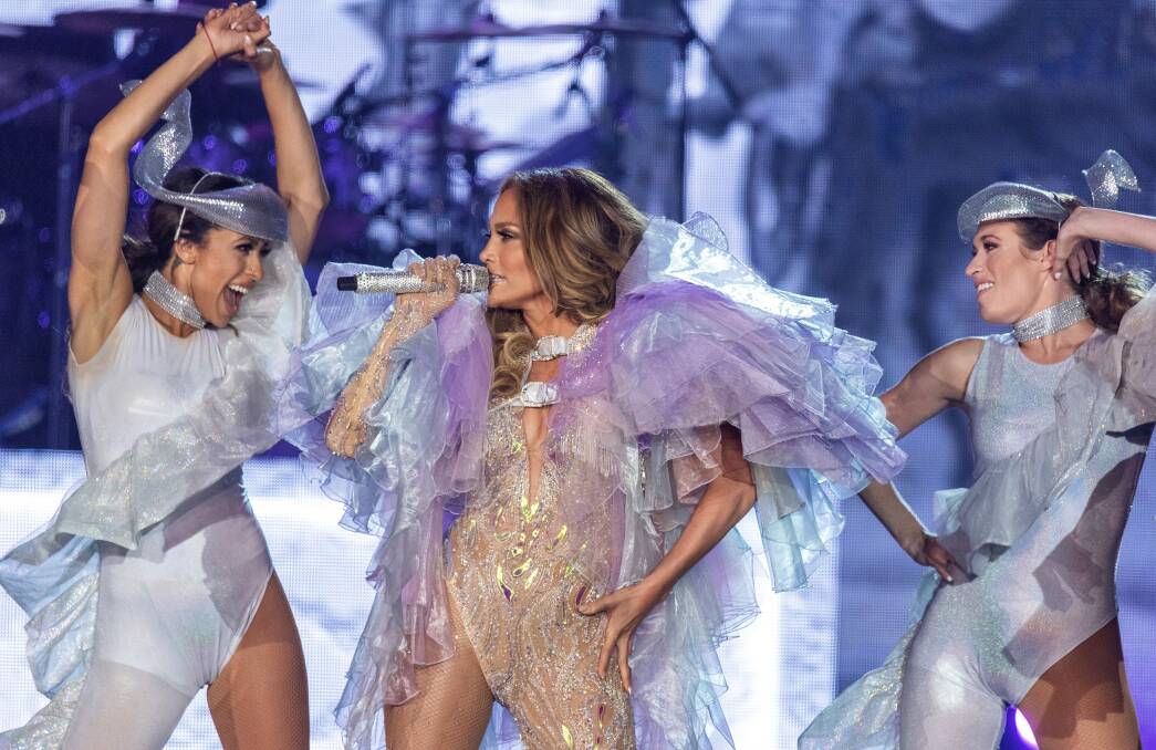 Jennifer Lopez during her It's My Party tour in St. Petersburg, Russia. The tour celebrated her 50th birthday. Picture: PA