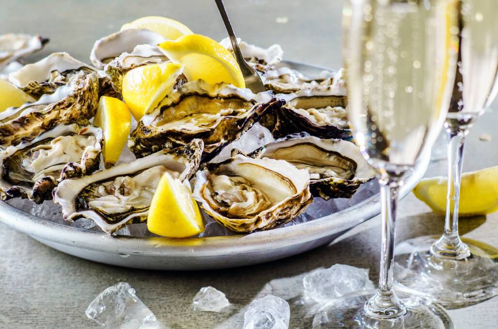 Enjoy a tasting of south coast oysters and Cupitt's prosecco. Picture: Supplied