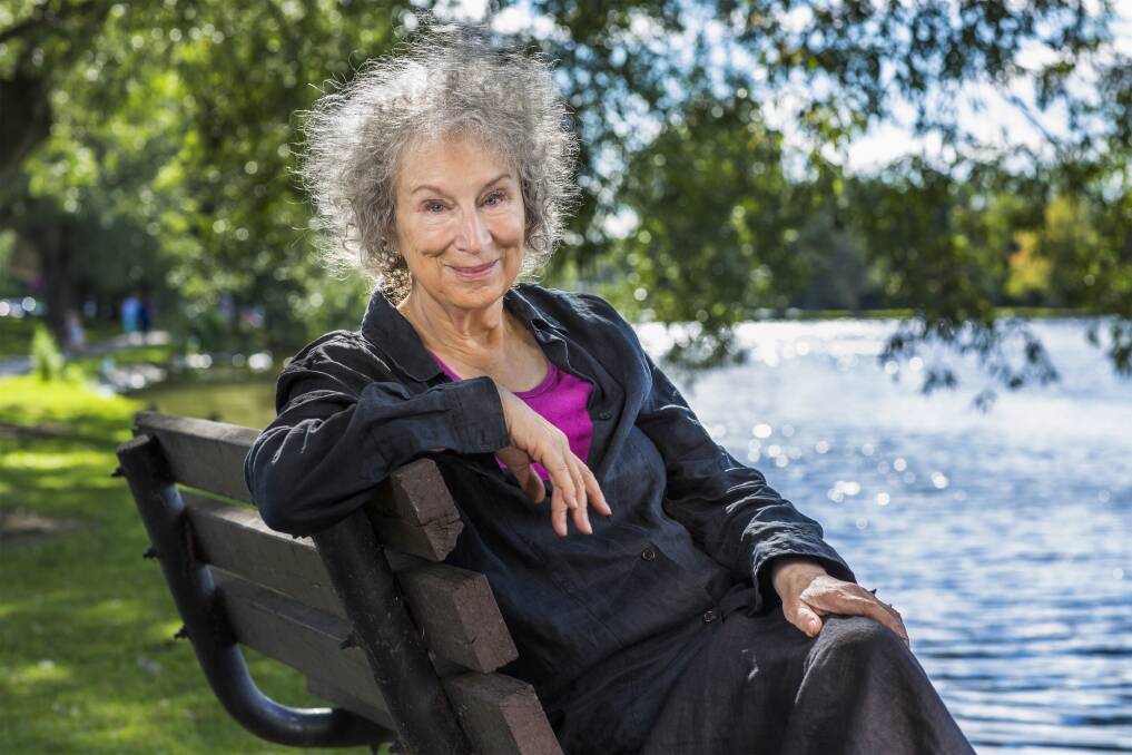 Margaret Atwood will be in Canberra on Wednesday.