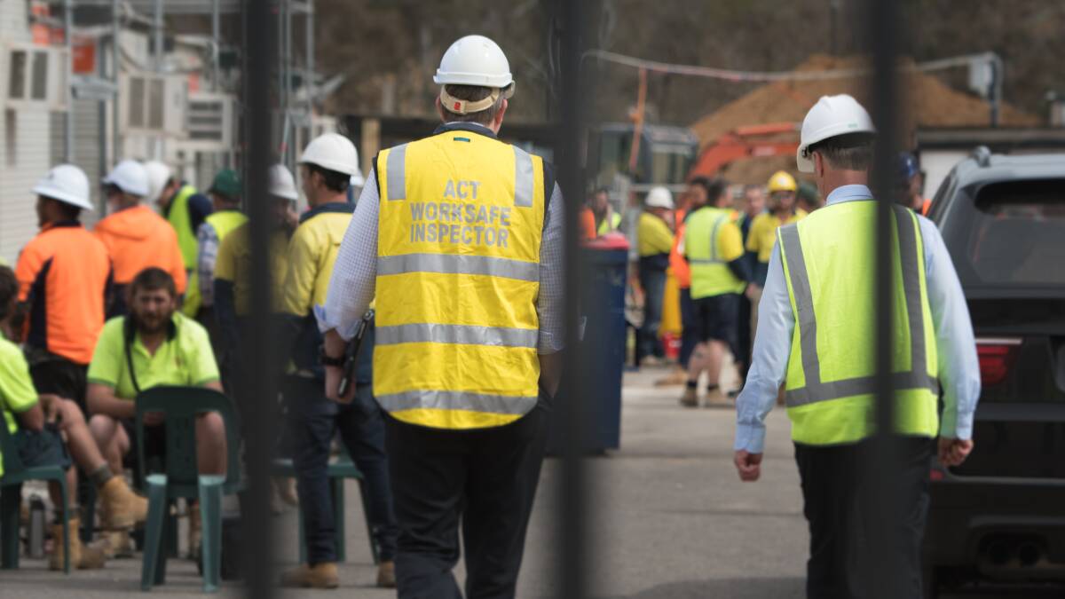 More than 50 safety notices have been issued in Throsby by WorkSafe ACT. Picture: Elesa Kurtz