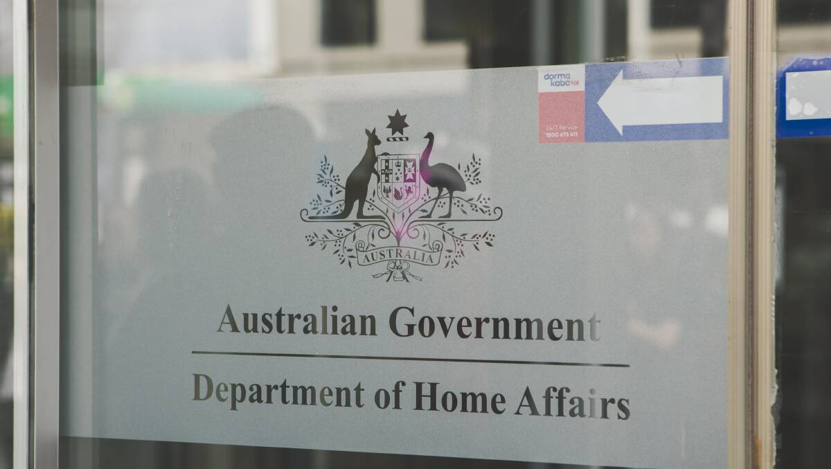 The Department of Home Affairs. Picture: Jamila Toderas
