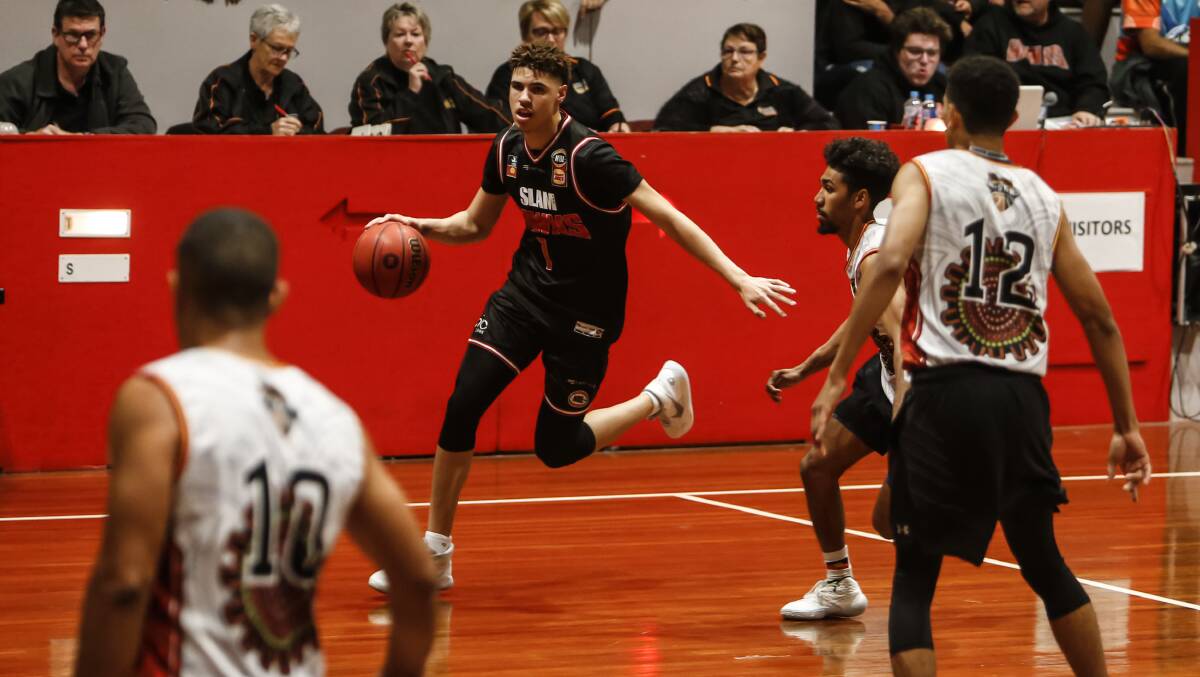 LaMelo Ball will play in Canberra with the Illawarra Hawks. Picture: Anna Warr