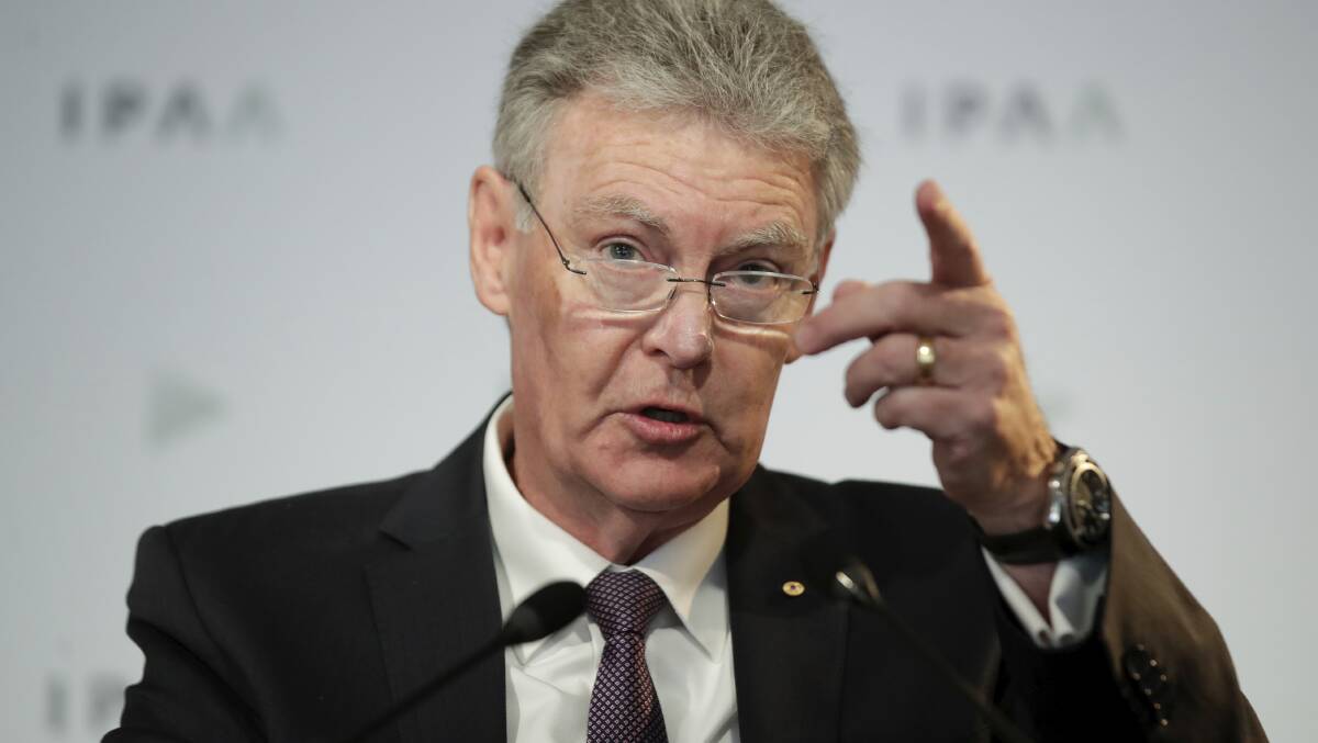 Duncan Lewis, former Director-General of Security of the Australian Security Intelligence Organisation (ASIO), said threats to Australia are ongoing. Picture: Alex Ellinghausen