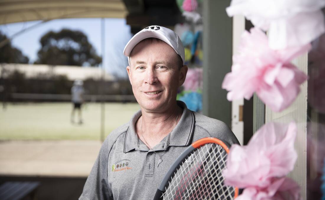 Canberra School of Tennis founder Mark Walton is the driver of Tennis Carnivale. Picture: Sitthixay Ditthavong