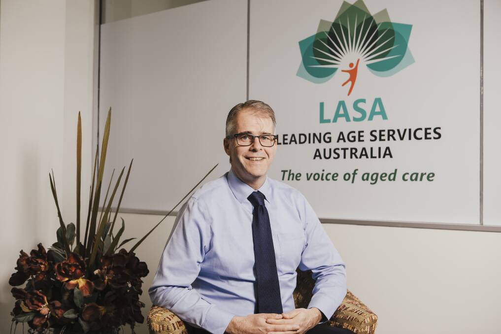 Leading Age Services Australia chief executive Sean Rooney, who is calling on the government to give additional funding to the aged care sector as a matter of urgency. Picture: Jamila Toderas