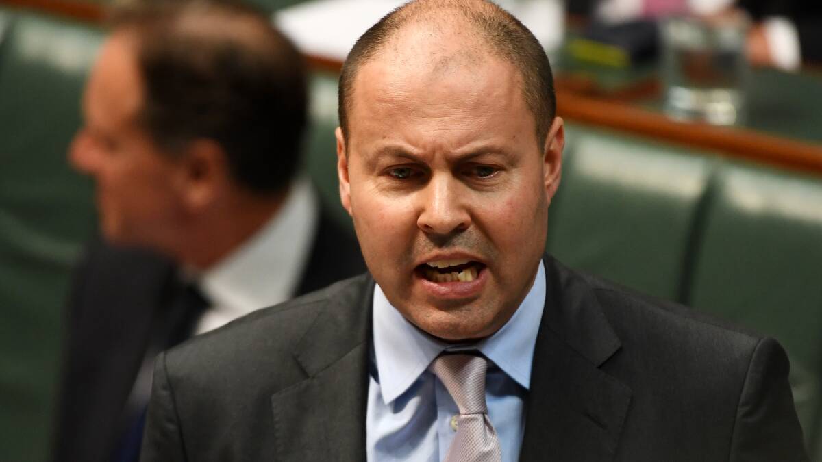 The Treasurer, Josh Frydenberg. Picture: Tracey Nearmy, Getty Images
