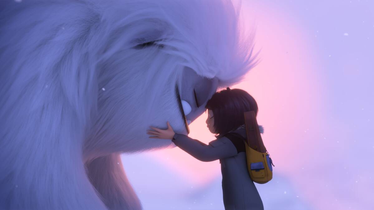 Everest and Yi (Chloe Bennet) in Abominable. Picture: Universal