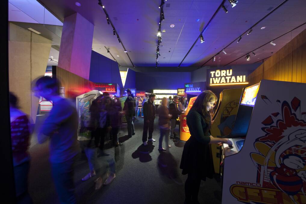 The National Film and Sound Archive will turn into an arcade for Game Masters: The Exhibition. Picture: Mark Ashkanasy/ACMI