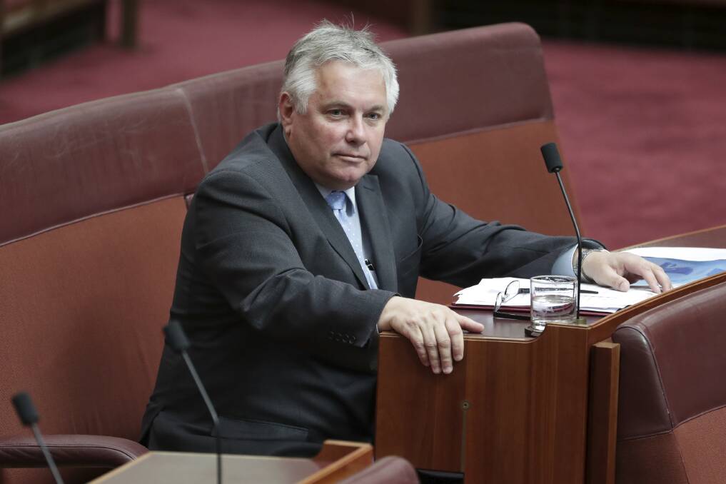 Crossbench senator Rex Patrick says the Senate "must protect its members". Picture: Alex Ellinghausen