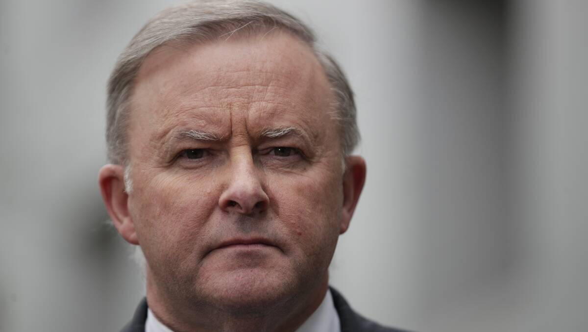 Anthony Albanese has said Labor will take a strong position on climate change. Picture: Alex Ellinghausen