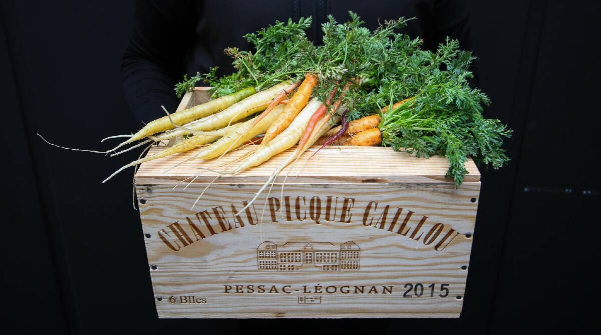 Heritage carrots just harvested at Pialligo Estate last week. Picture: Supplied