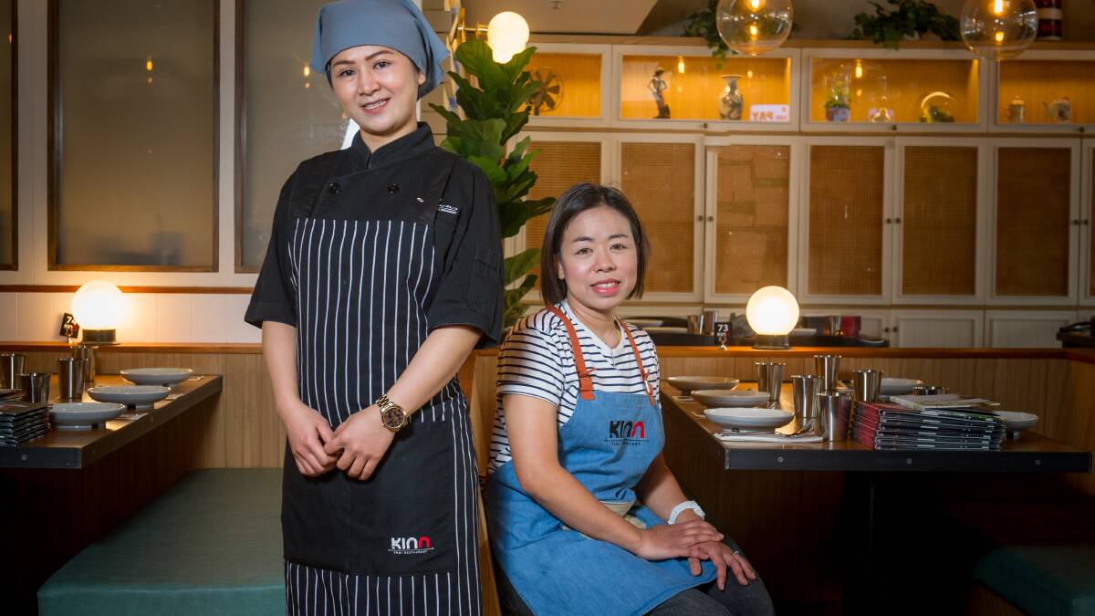 Kinn Thai head chef Emily Surakote and manager Suthida Boonmalert. Picture: Elesa Kurtz