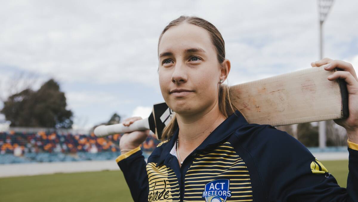 Eighteen-year-old Maddie Penna is pushing to make her debut for the ACT Meteors on Sunday. Picture: Jamila Toderas