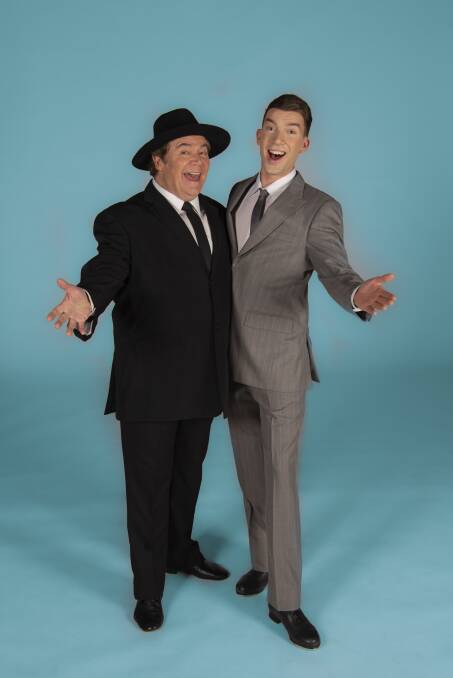 Daryl Somers, left, as Max and Jason Bensen as Leo in The Producers. Picture: Janelle McMenamin.