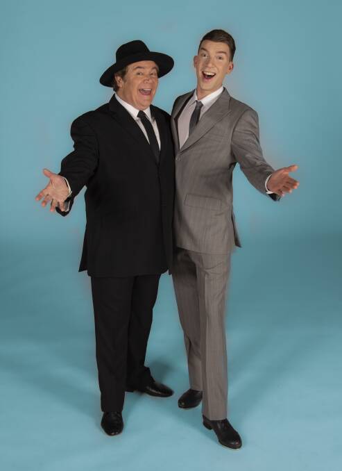 Daryl Somers, left, as Max and Jason Bensen as Leo in The Producers. Picture: Janelle McMenamin.